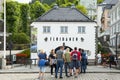 Funicular on Mount Floyen in Bergen, Norway