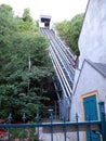 Funicular in Quebec city Royalty Free Stock Photo