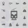 Funicular Railway icon. Simple set of transport icons. One of the collection for websites, web design, mobile app