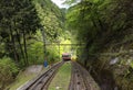 Funicular railway in Koyasan in Japan Royalty Free Stock Photo