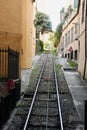 Funicular Sant`Anna Portello Bertrani, Genoa, Italy