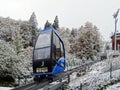 Funicular at the ski jump Muehlenkopfschanze in Willingen, Germany Royalty Free Stock Photo