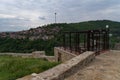 Funicular station in Trapezitsa fortress ruins. Veliko Tarnovo in Bulgaria Royalty Free Stock Photo