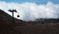 Funicular to the Etna Royalty Free Stock Photo