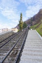 Funicular to Mount Bre from Lugano city