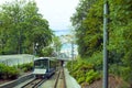 Funicular on Mount Floyen in Bergen, Norway