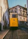 Funicular Tram in Lisbon Portugal