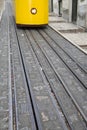 Funicular Tram, Rua da Bica de Duarte Belo, Street; Lisbon Royalty Free Stock Photo