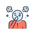 Color illustration icon for Funk, fetor and malodor