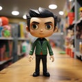 Detailed Johnny Depp Vinyl Toy In Green Jacket - Supernatural Creatures Inspired