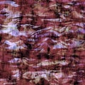 Funky camouflage space dyed style texture material. Seamless colorful boho batik pattern. Mottled modern tie dye fashion