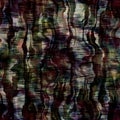 Funky camouflage space dyed style texture material. Seamless colorful boho batik pattern. Mottled modern tie dye fashion