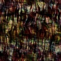 Funky camouflage space dyed style texture material. Seamless colorful boho batik pattern. Mottled modern tie dye fashion