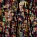 Funky camouflage space dyed style texture material. Seamless colorful boho batik pattern. Mottled modern tie dye fashion