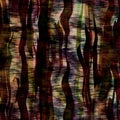 Funky camouflage space dyed style texture material. Seamless colorful boho batik pattern. Mottled modern tie dye fashion