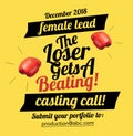 Funky Casting Call Poster