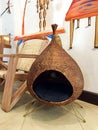 Funky Cat Bed on Display in Modern Museum