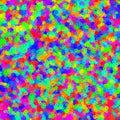 Funky Colorful Vibrant Jewel Tone Rainbow Circle Background Art