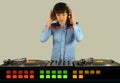 Funky female dj