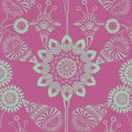 Funky Floral Gypsy Bohemian Style Background