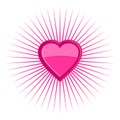 Funky heart background