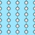 Funky modern style wallpaper. Pastel colors seventies nostalgic background design. Seamless pattern Royalty Free Stock Photo