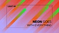 Funky Neon Blend Vector Background. Pearlescent Noble Vector Color Royalty Free Stock Photo