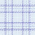 Funky plaid texture tartan, teenager check vector textile. Sixties seamless fabric pattern background in light and pastel snow