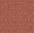 Retro wallpaper. Abstract seamless geometric pattern with circles on red Royalty Free Stock Photo