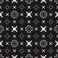 Funky seamless pattern, Cross background, x texture.