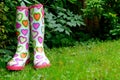 Funky wellingtons Royalty Free Stock Photo