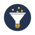 Funnel flat vector icon which can easily modify or edit Royalty Free Stock Photo