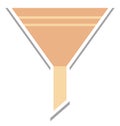 Funnel Isolated Vector Icon Royalty Free Stock Photo