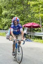 Funny Amateur Cyclist During Le Tour de France