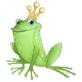 Funny animals frog prince