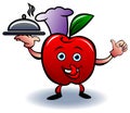 Funny apple chef Royalty Free Stock Photo