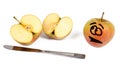 Funny apples Royalty Free Stock Photo