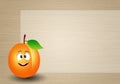 Funny apricot