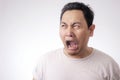 Funny Asian Man Crying Royalty Free Stock Photo