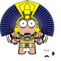 Kink aztec kid mexican god cartoon