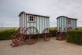 Funny Bathing Cabin on Usedom island, Germany