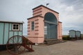 Funny Bathing Cabin on Usedom island, Germany