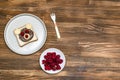 Funny bear face sandwich toast bread with peanut butter, cheese and raspberry on plate wooden background copy space. Kids child Royalty Free Stock Photo