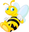 Funny bee cartoon