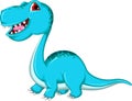 Funny Brontosaurus dinosaur Royalty Free Stock Photo