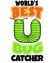 funny bug design with millipede