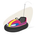 Funny bumper car clipart Royalty Free Stock Photo