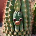 Funny cactus generated by AI