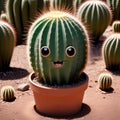 Funny cactus generated by AI