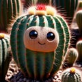 Funny cactus generated by AI